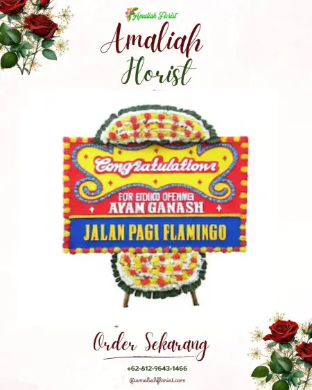 Sewa Papan Bunga Cikarawang